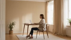 Ruhevolles Licht und entspannte Atmosphäre